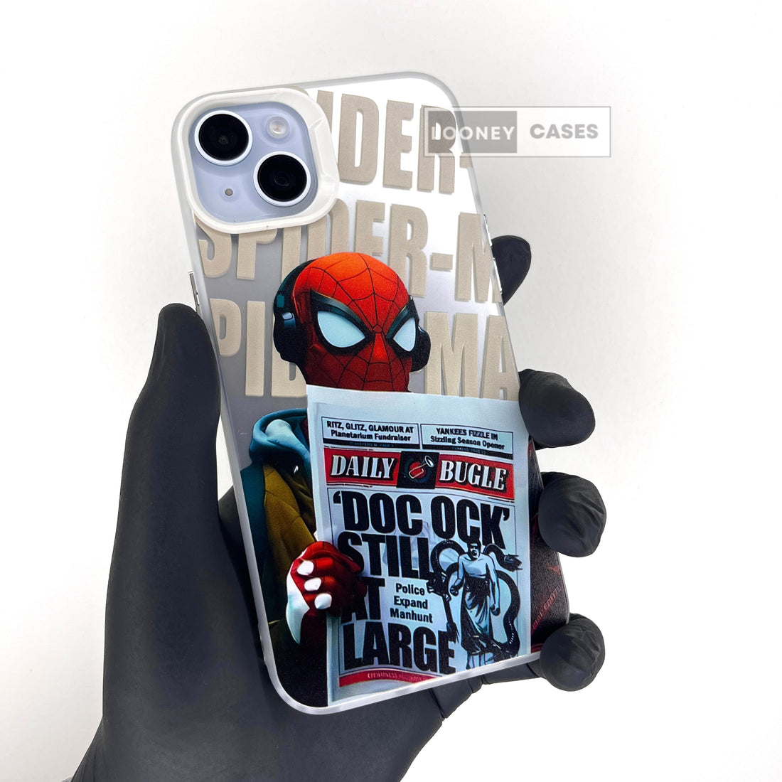 iPhone Matte Finish Case - Newspaper Spiderman (iPhone 11 Series)