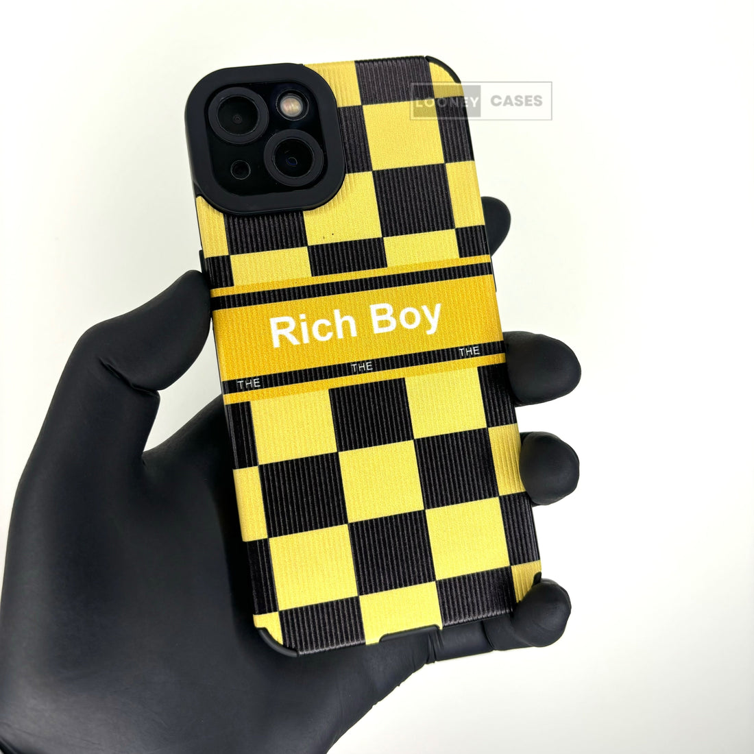 iPhone Textured Printed case - Rich Boy (iPhone 14 Series)