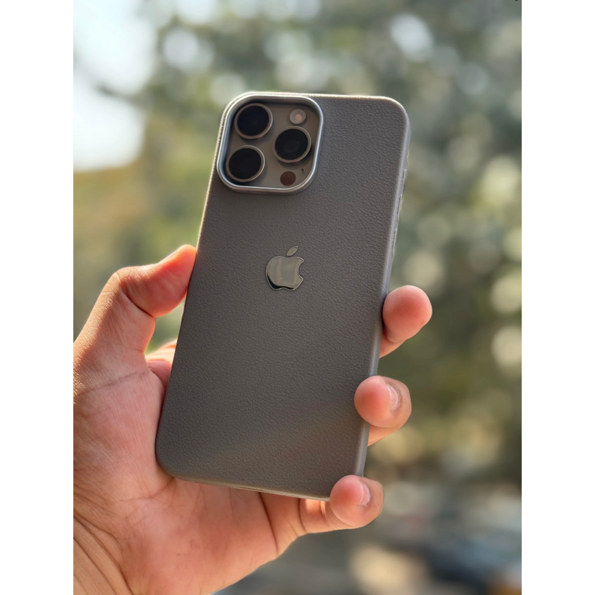 Pack of 2 (Brown, Grey) - iPhone Leather Finish cases