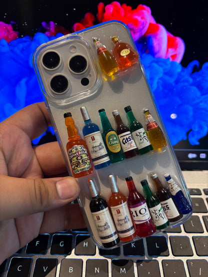 iPhone TPU 3D Bottle Case