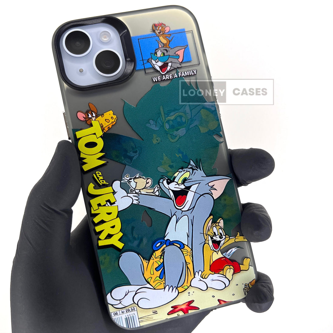 iPhone Matte Finish Case - Tom And Jerry Green Shade (iPhone X Series)