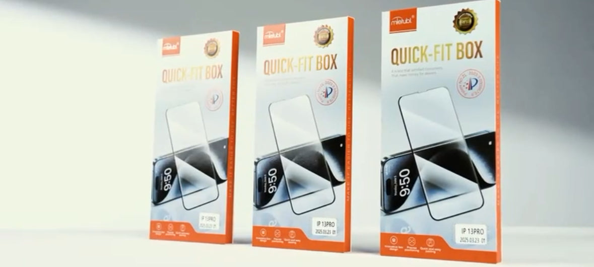 High Quality Easy Installation Box Quick Fit Screen Protector Tempered Glass