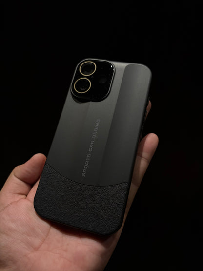 Sports Design Luxury Matte Case with Leather Grip