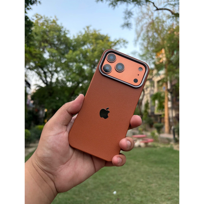 iPhone Leather Finish case (Brown)