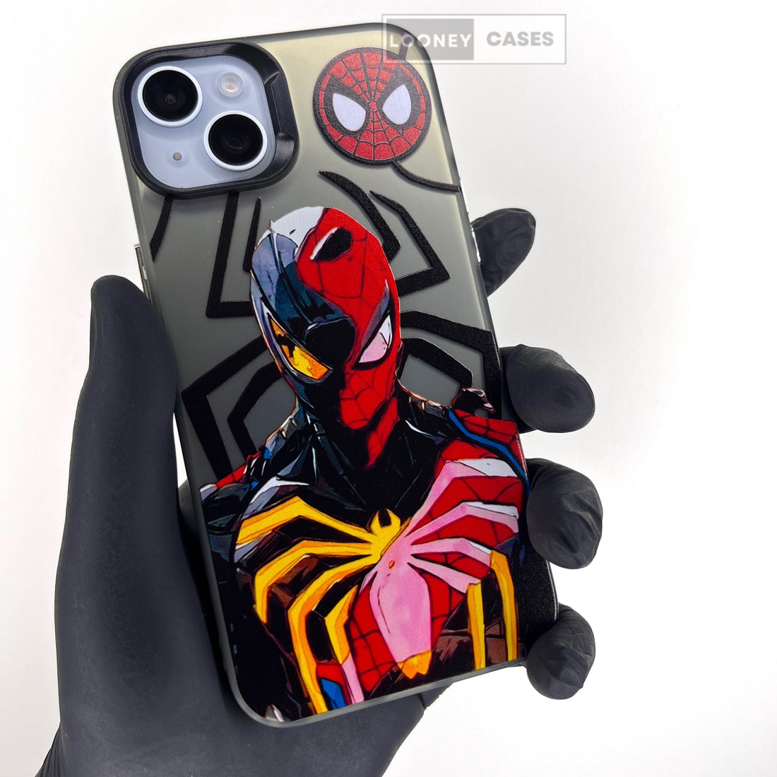 iPhone Matte Finish Case - Red Black Spider (iPhone 11 Series)