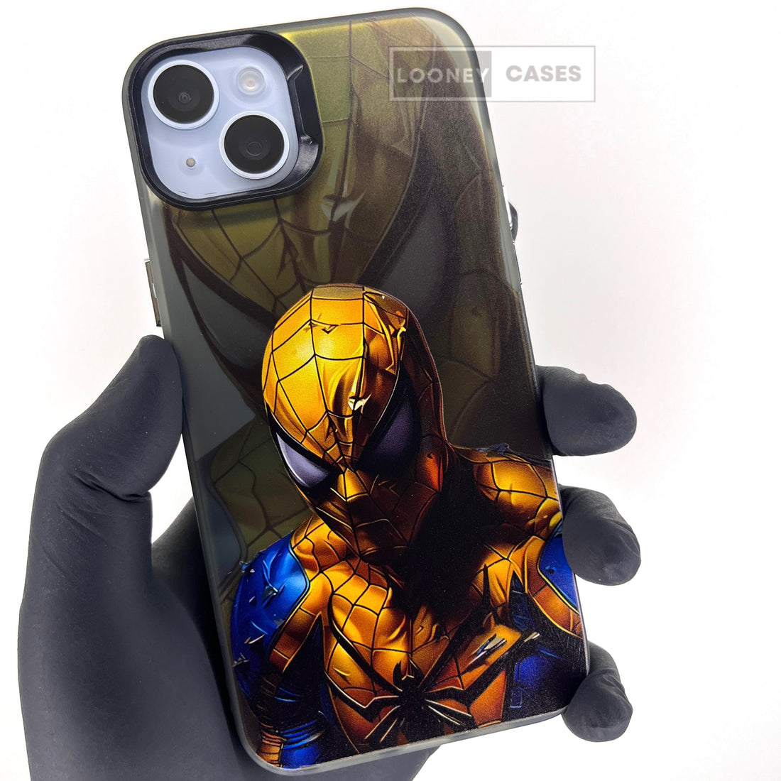 iPhone Matte Finish Case - Gold Spider (iPhone 13 Series)