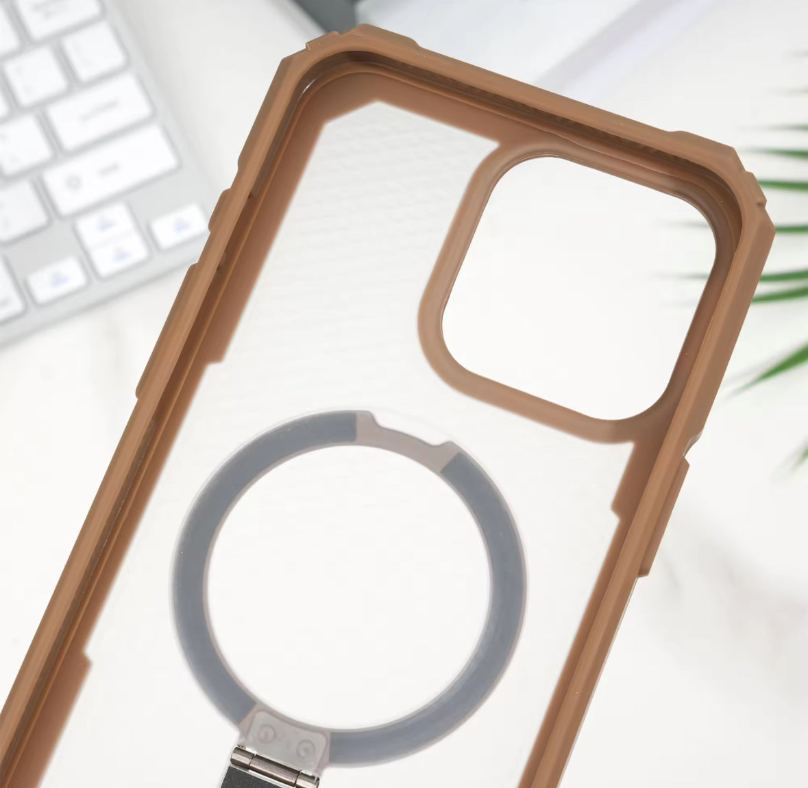 Magnetic Kickstand Armor Case with Drop Protection