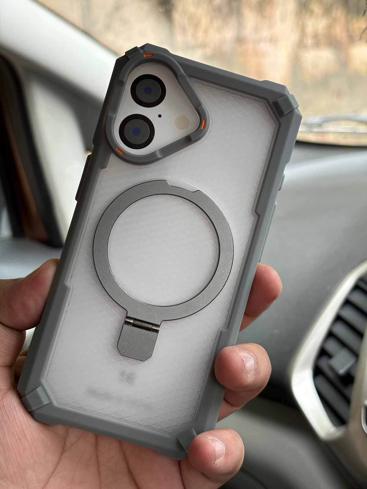 Magnetic Kickstand Armor Case with Drop Protection