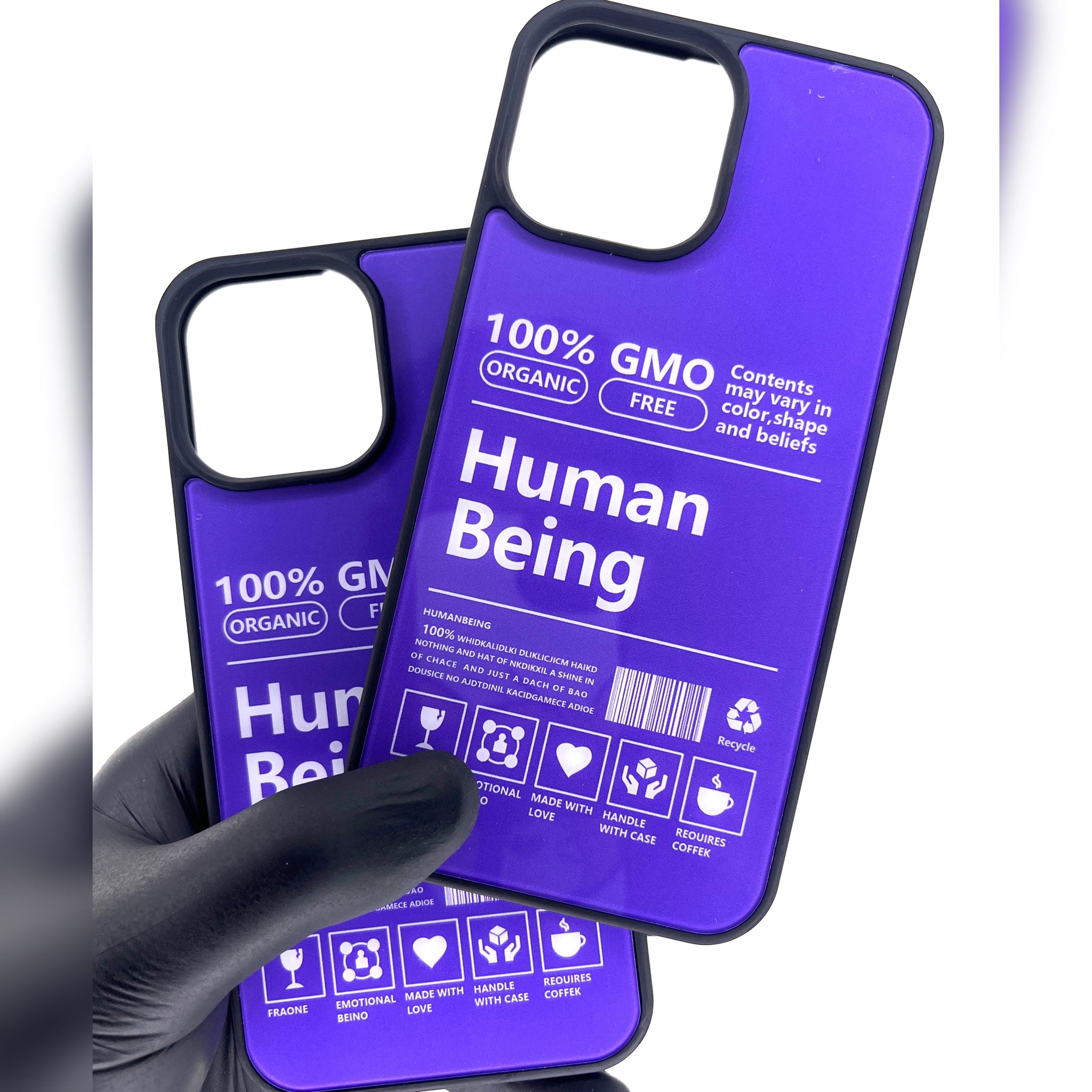 iPhone Glass Case - Human Being (iPhone 11 Series)