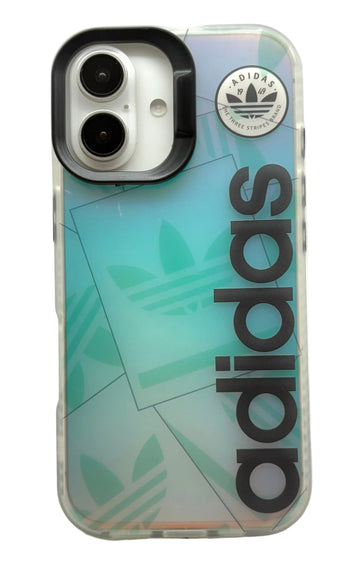 iPhone 3D Fluorescent Case - Black Adidas