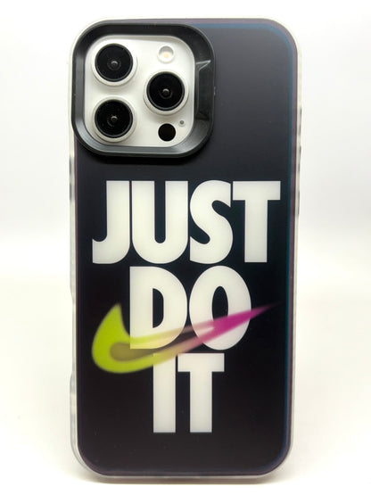 iPhone 3D Fluorescent Case - JUST DO IT