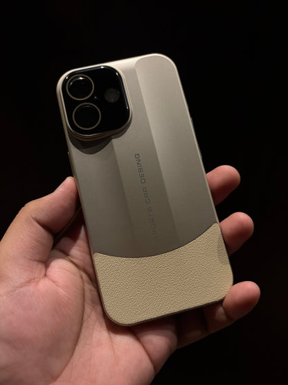 Sports Design Luxury Matte Case with Leather Grip