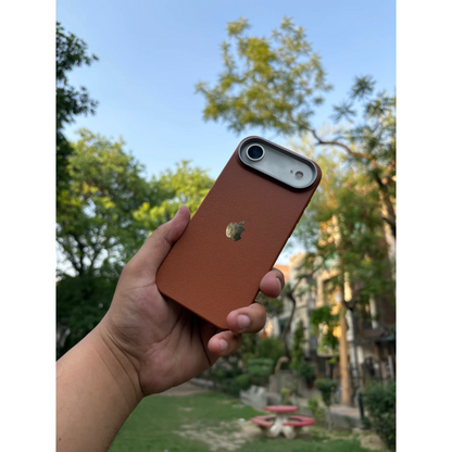 iPhone Leather Finish case (Brown)
