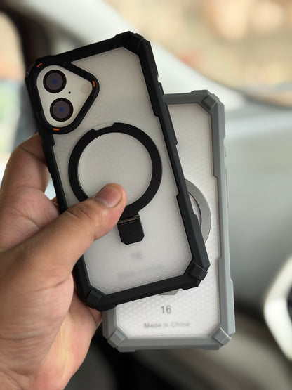 Magnetic Kickstand Armor Case with Drop Protection