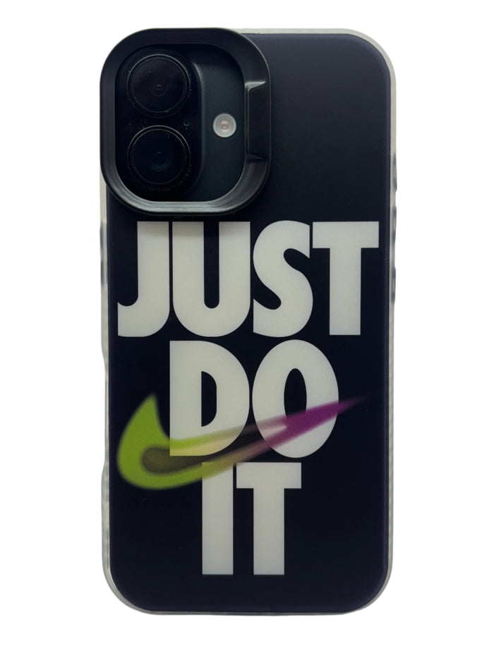 iPhone 3D Fluorescent Case - JUST DO IT