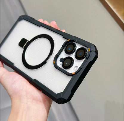 Magnetic Kickstand Armor Case with Drop Protection