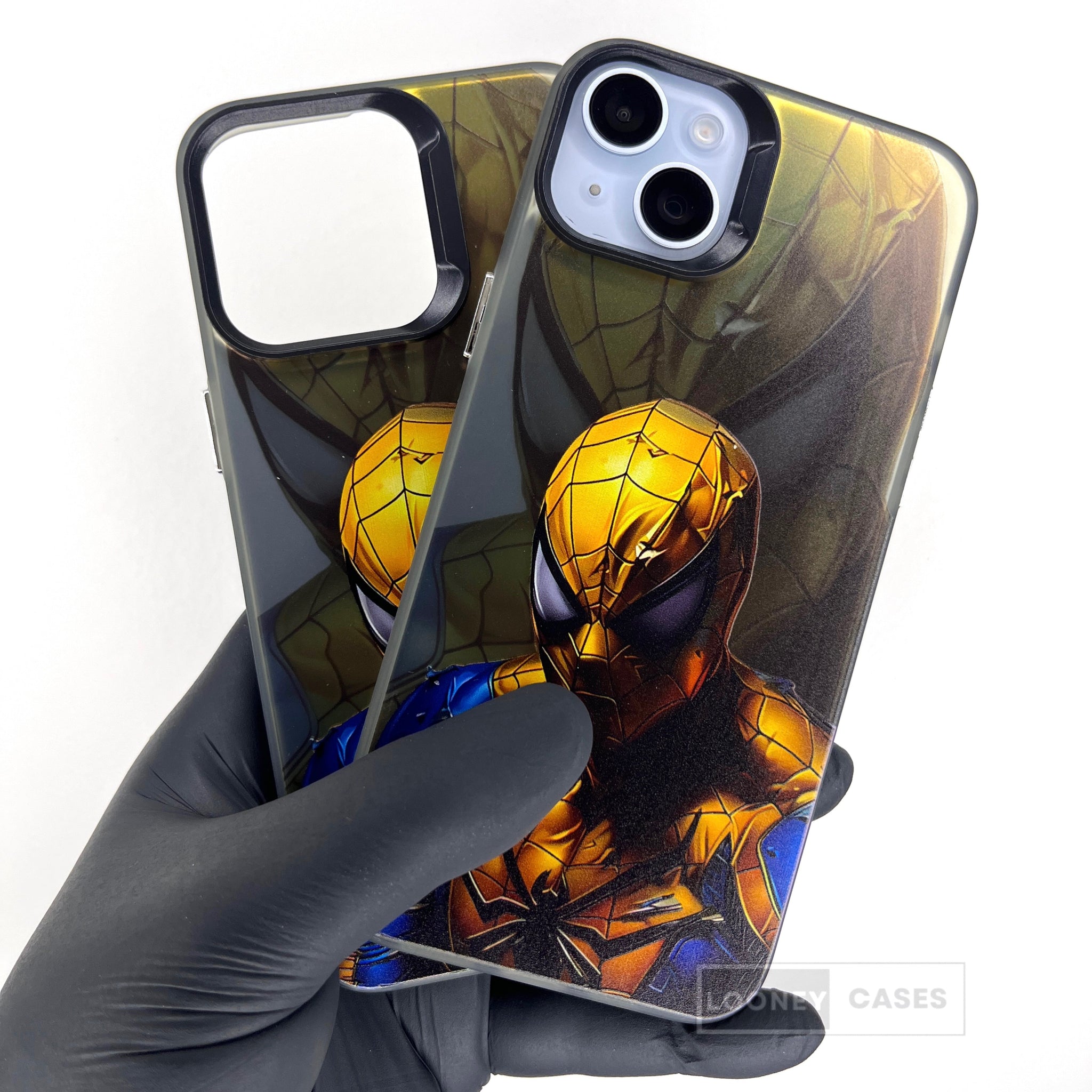 iPhone Matte Finish Case - Gold Spider (iPhone 12 Series)
