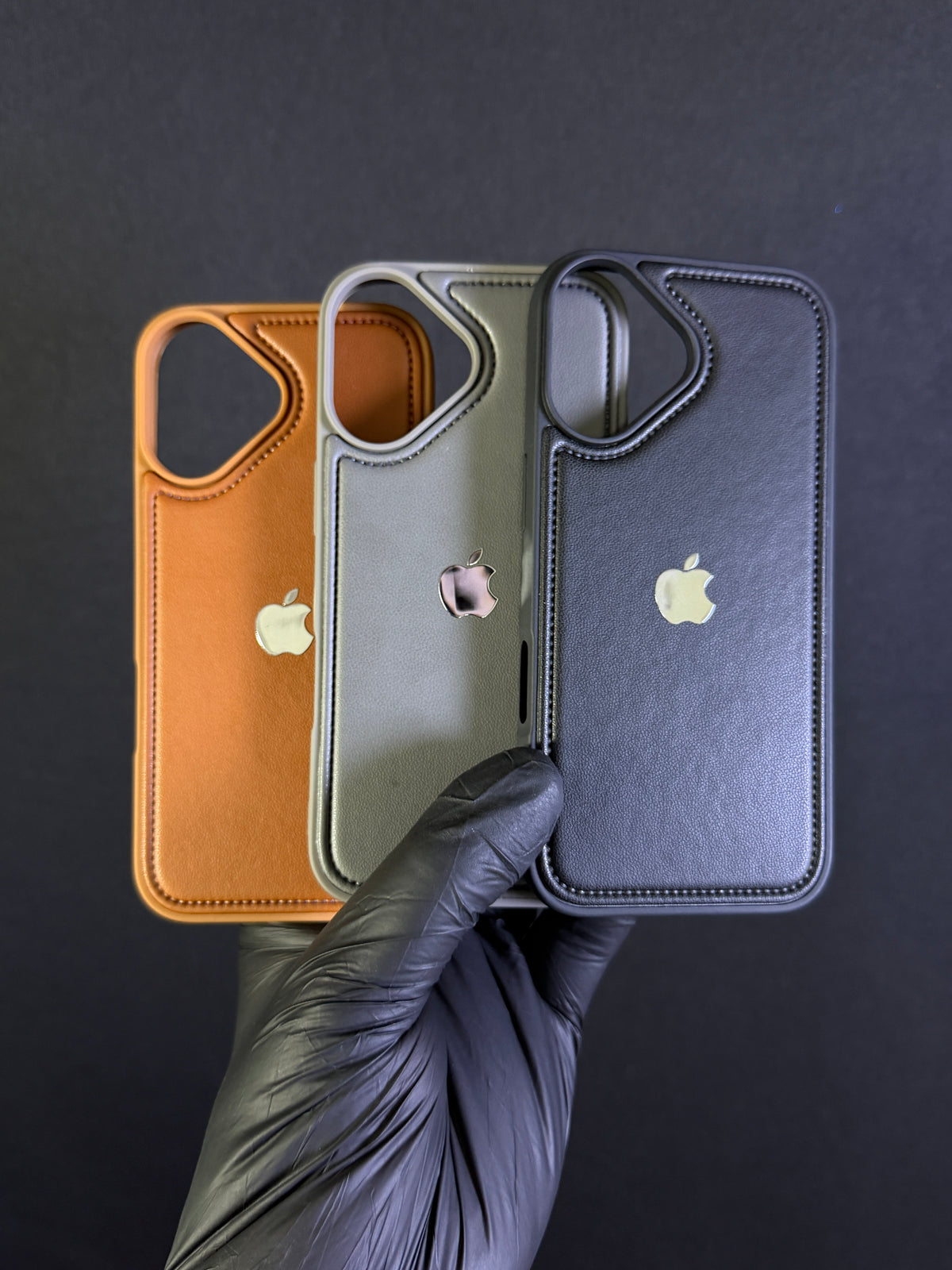 Contour Stitch Leather Case for iPhone