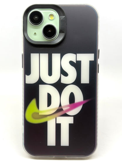 iPhone 3D Fluorescent Case - JUST DO IT