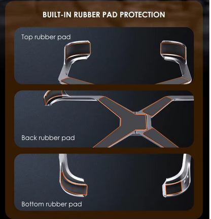 Luxury Shockproof Anti Heat Armored Detachable Alloy Phone Case