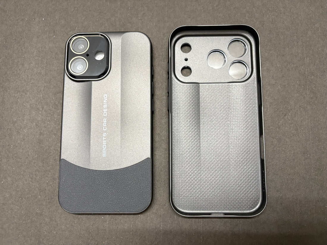 Sports Design Luxury Matte Case with Leather Grip