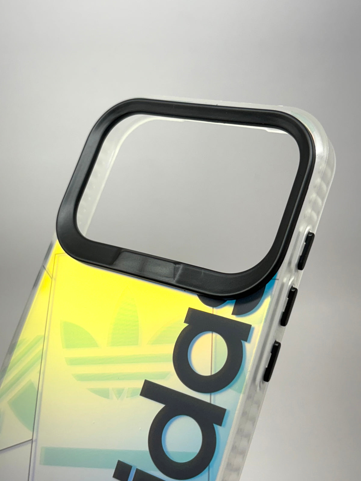 iPhone 3D Fluorescent Case - Black Adidas