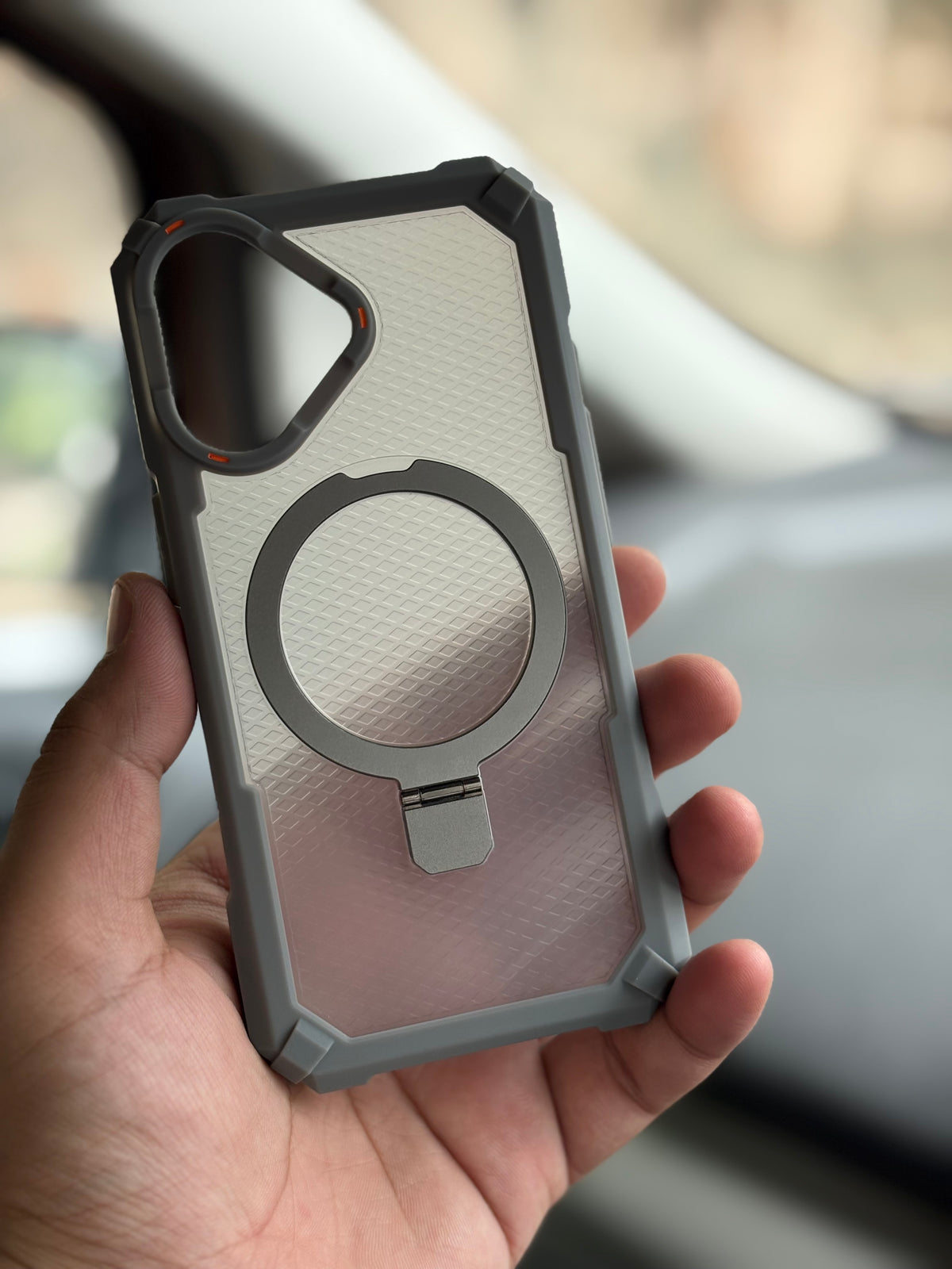 Magnetic Kickstand Armor Case with Drop Protection