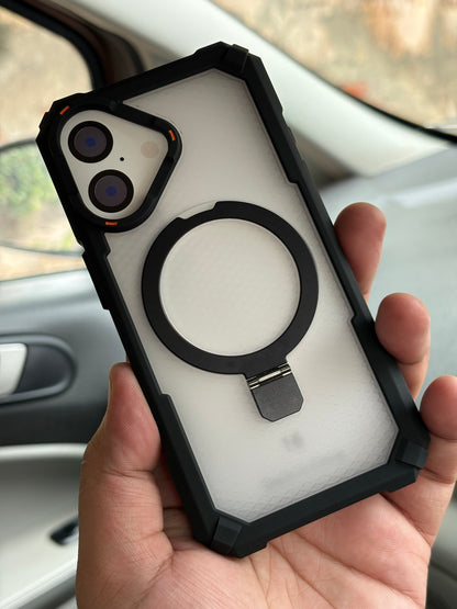 Magnetic Kickstand Armor Case with Drop Protection