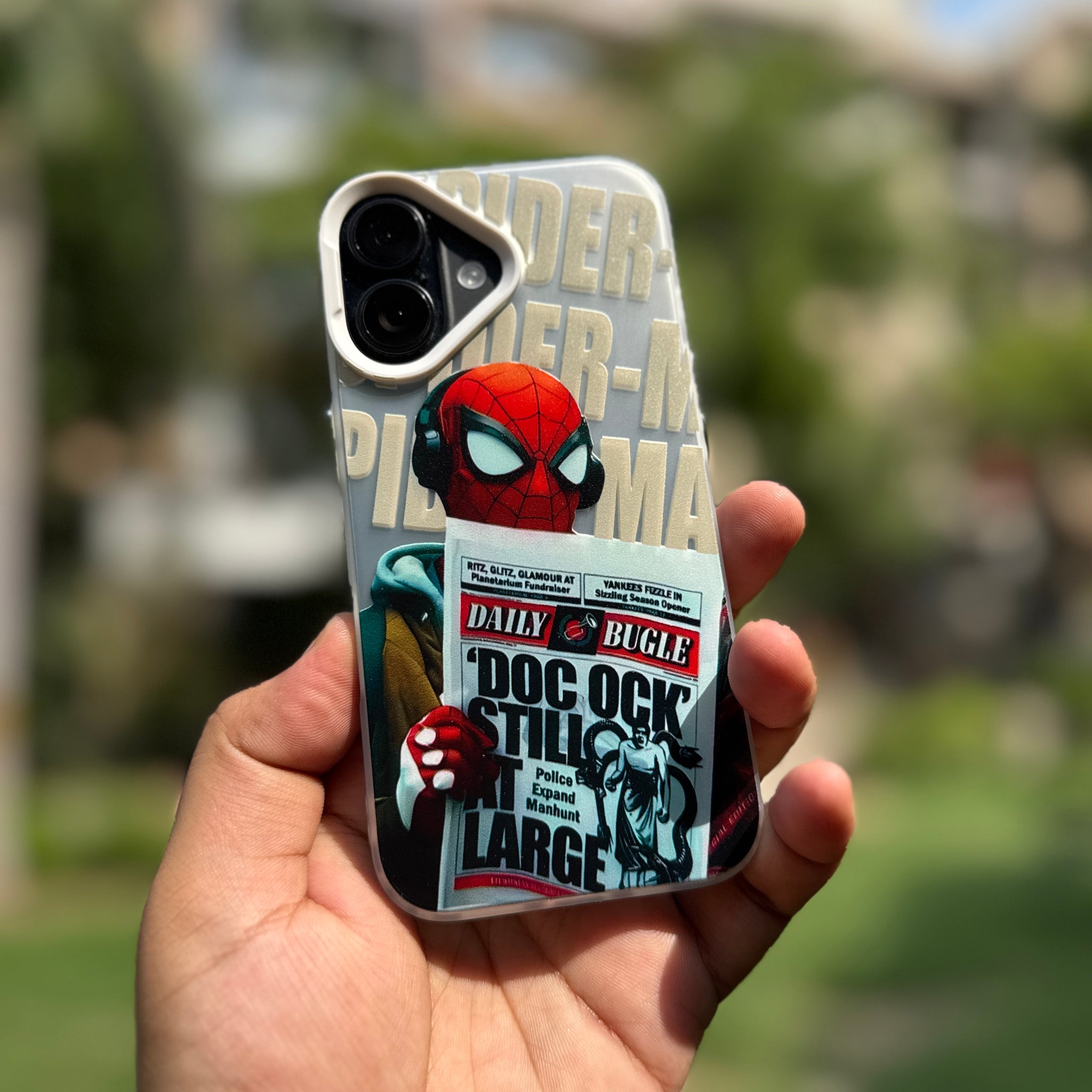 Newspaper Spiderman Case (iPhone 16 Series)