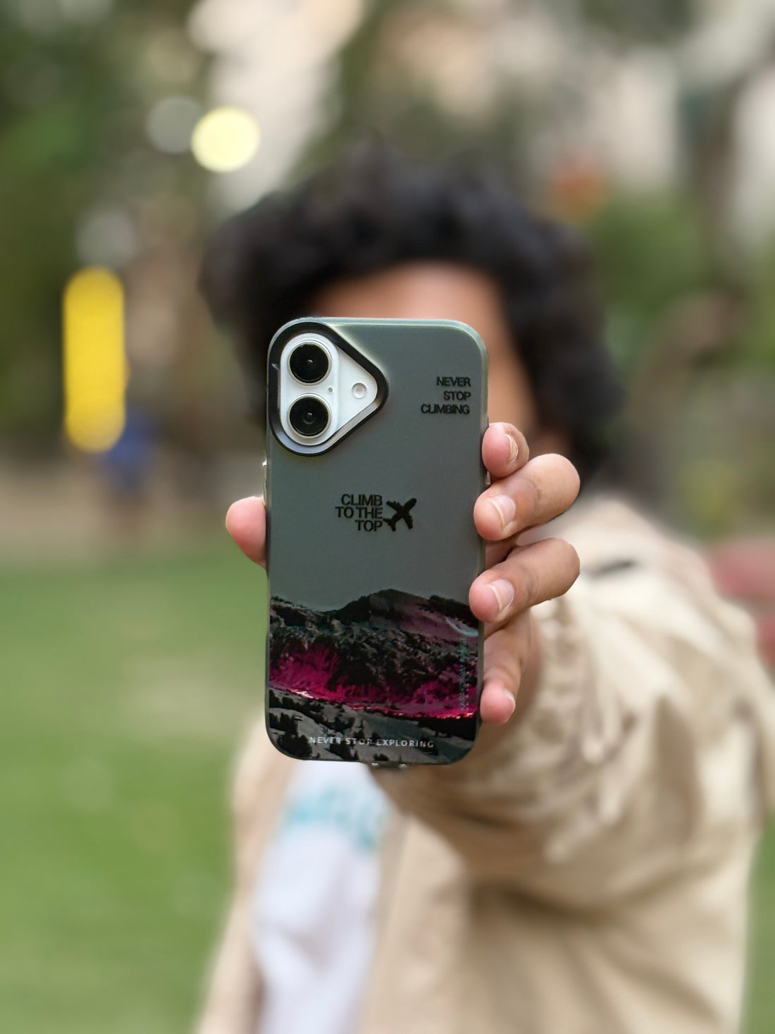 iPhone Matte Finish Case - North Face