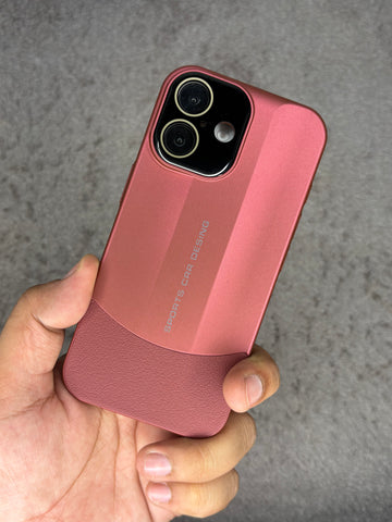 Sports Design Luxury Matte Case with Leather Grip