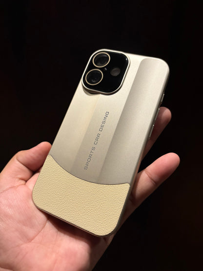 Sports Design Luxury Matte Case with Leather Grip