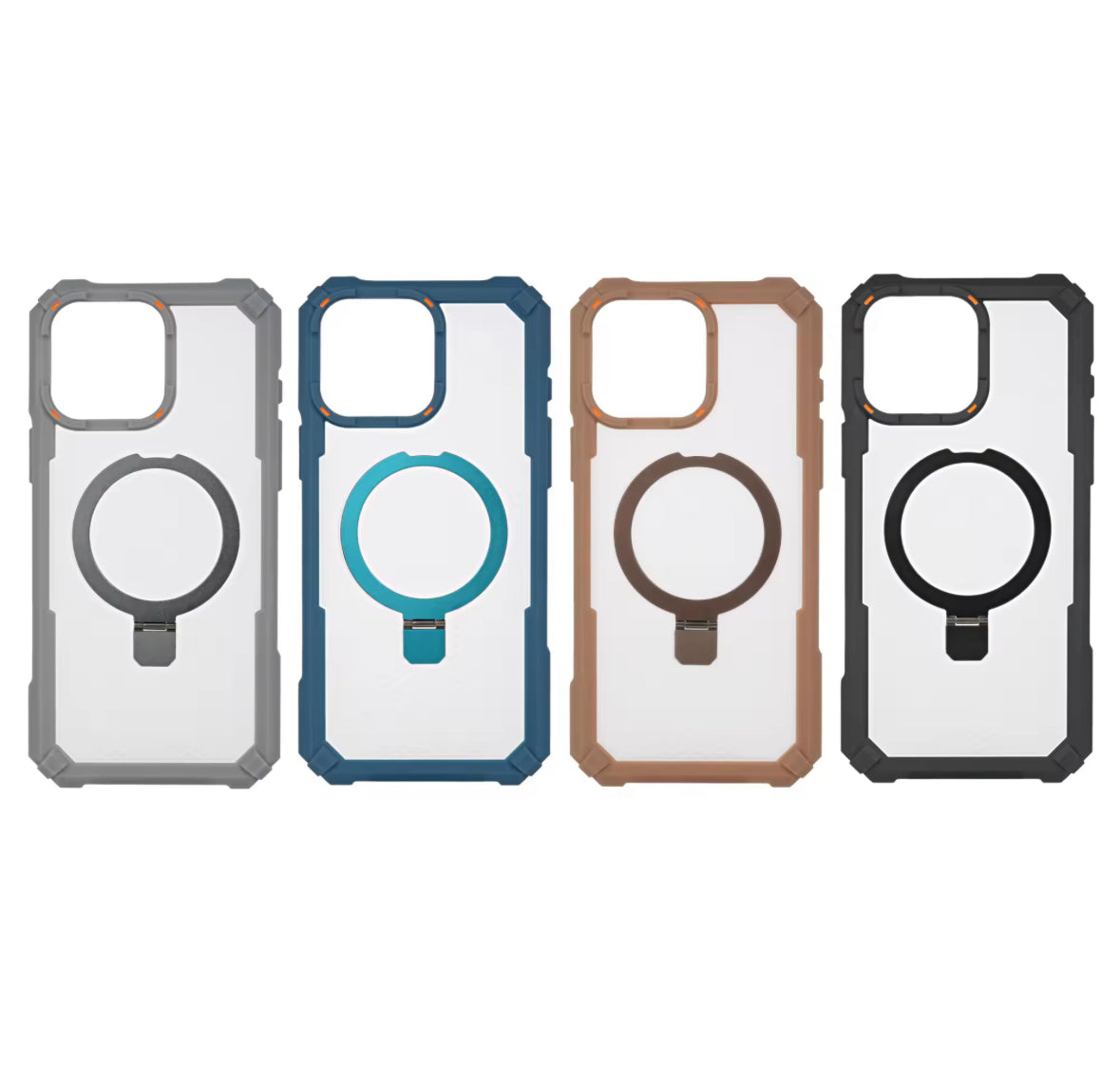 Magnetic Kickstand Armor Case with Drop Protection