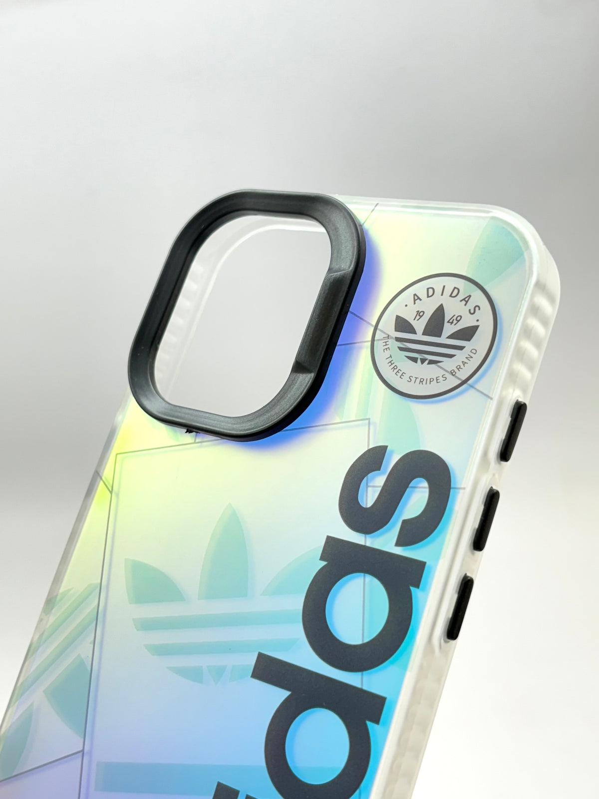 iPhone 3D Fluorescent Case - Black Adidas