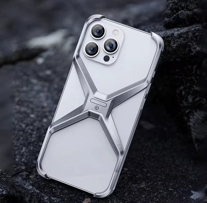 Luxury Shockproof Anti Heat Armored Detachable Alloy Phone Case