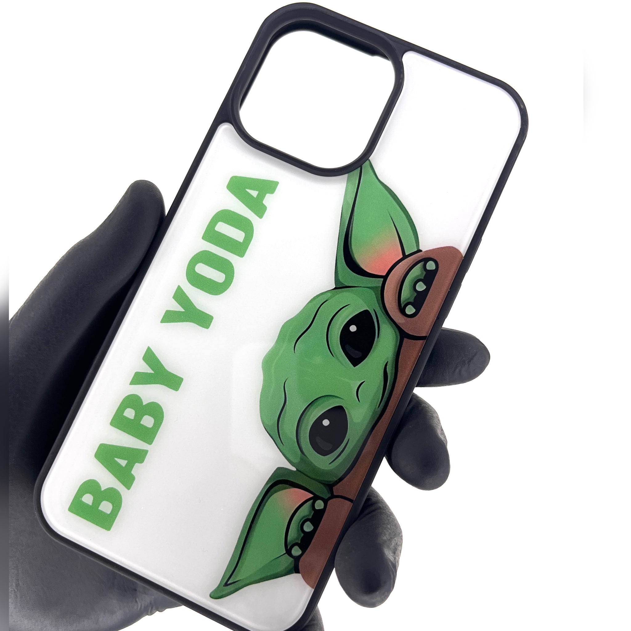 iPhone Glass Case - Baby Yoda (iPhone 14 Series)
