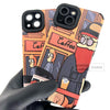 iPhone Textured Printed case - Coffee