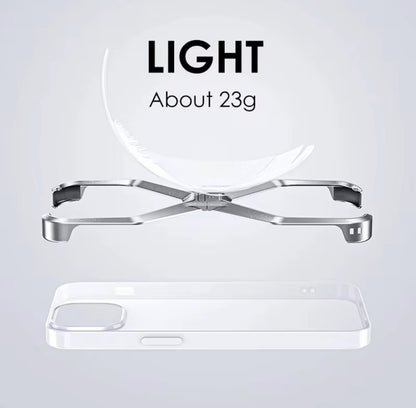 Luxury Shockproof Anti Heat Armored Detachable Alloy Phone Case