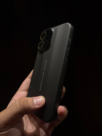 Sports Design Luxury Matte Case with Leather Grip