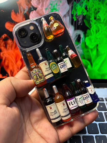iPhone TPU 3D Bottle Case