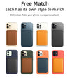 Magsafe Leather Wallet For iPhone