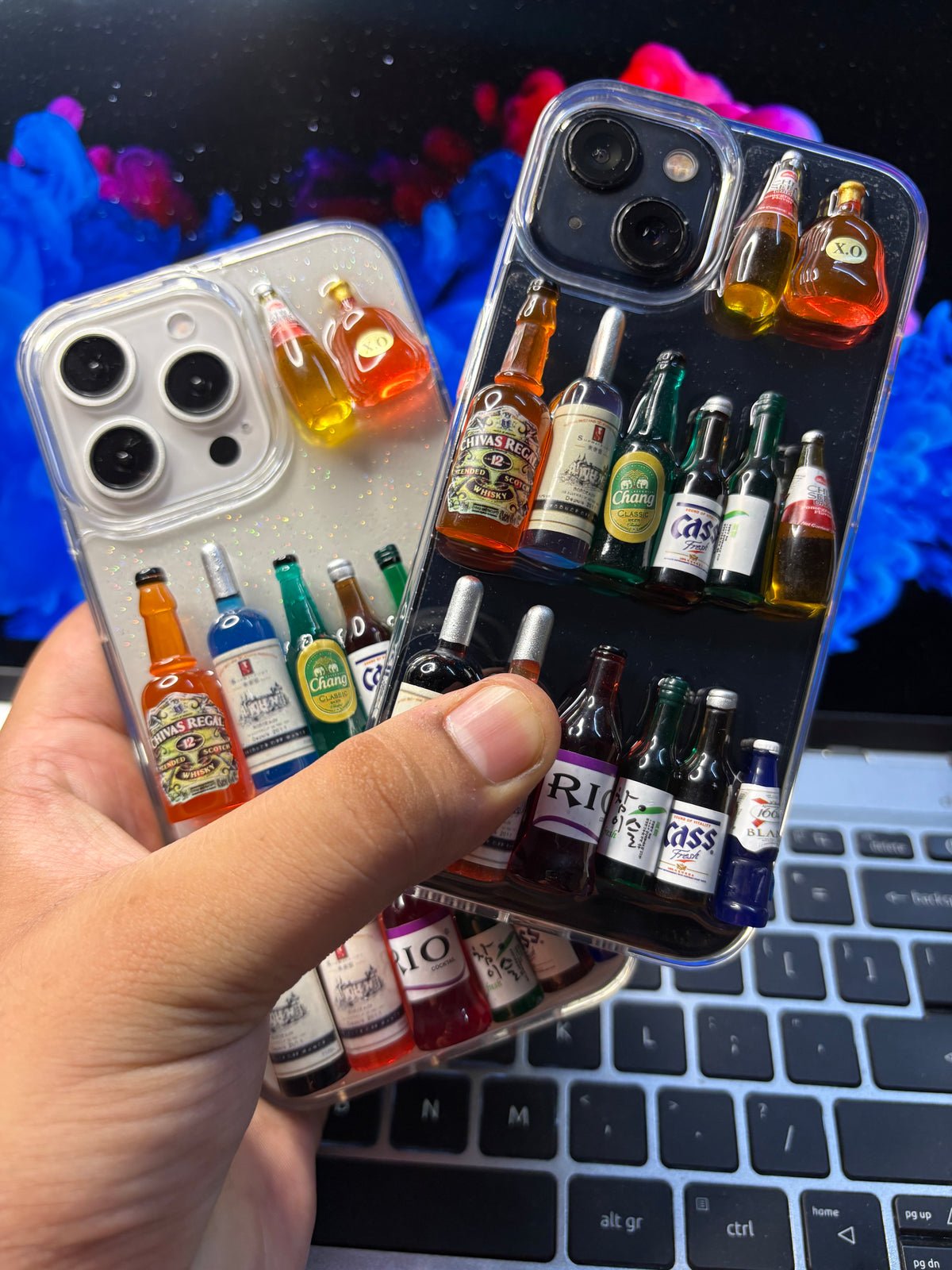 iPhone TPU 3D Bottle Case