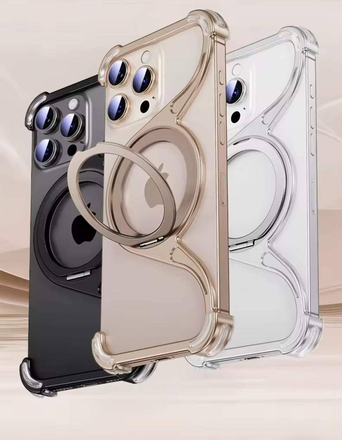 Aluminium Alloy Magnetic Frameless Phone Case