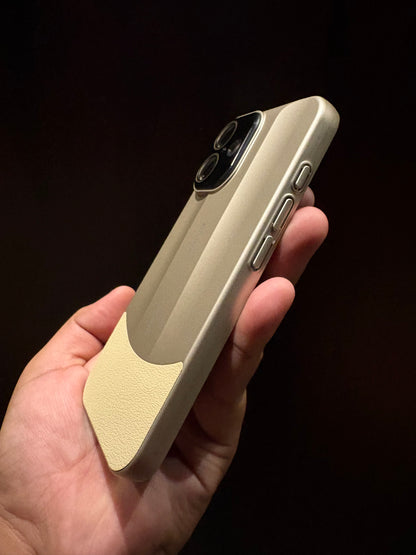 Sports Design Luxury Matte Case with Leather Grip