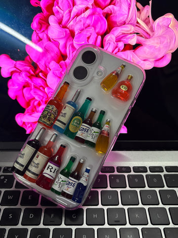 iPhone TPU 3D Bottle Case