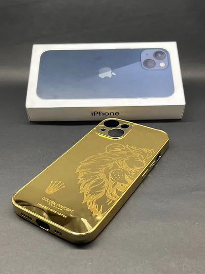 iPhone Crafted Gold camera protective case