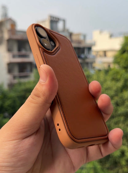 Signature Stitch Leather Case for iPhone