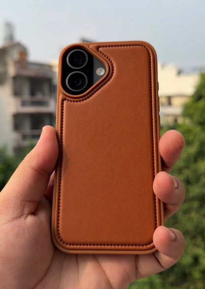 Signature Stitch Leather Case for iPhone
