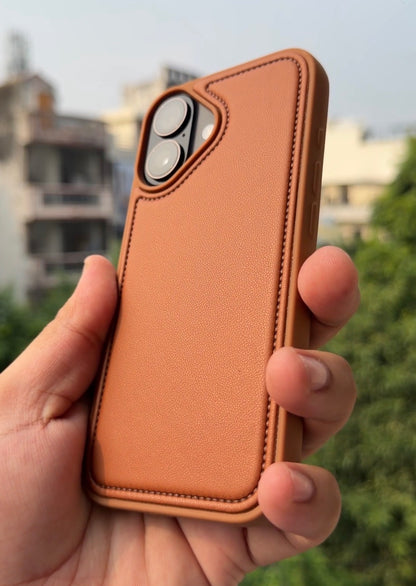 Signature Stitch Leather Case for iPhone