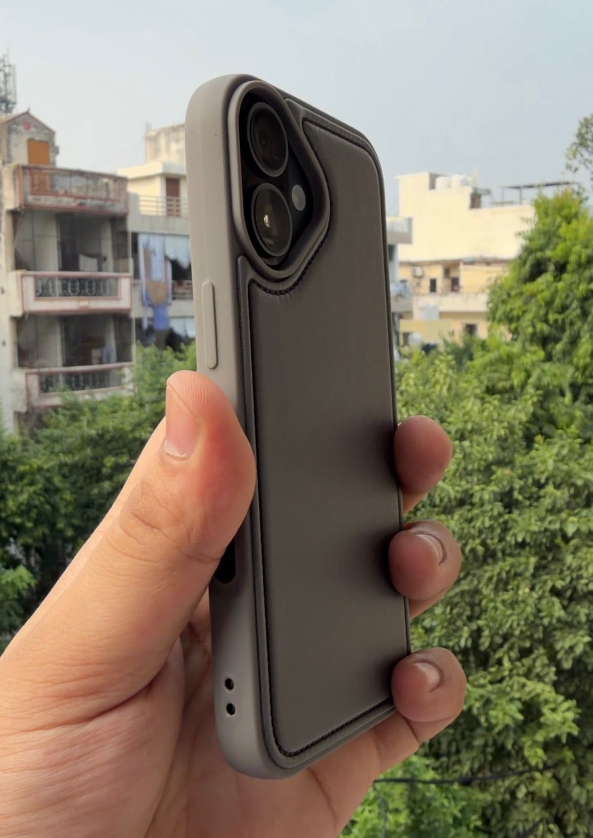 Signature Stitch Leather Case for iPhone